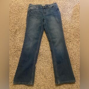 Women’s Earl Bootcut Embroidered Mid Rise Medium Wash Jeans Size 10